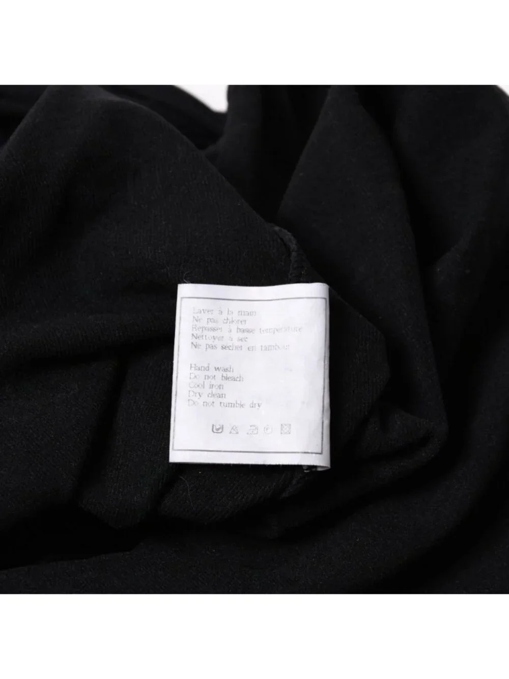 Chanel Camisole Jumpsuit CC Logo Nylon Spandex Black 40